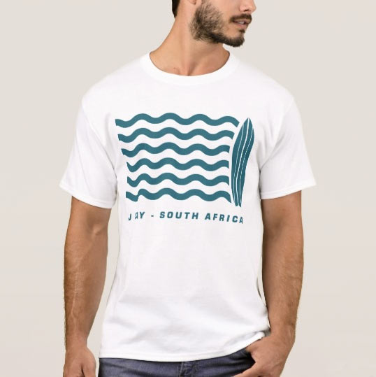 Surf Jeffreys Bay South Africa T-shirt Mens